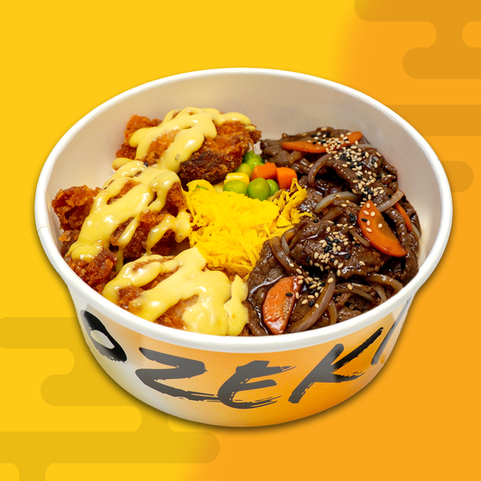 Beef Teriyaki and Chicken Combo